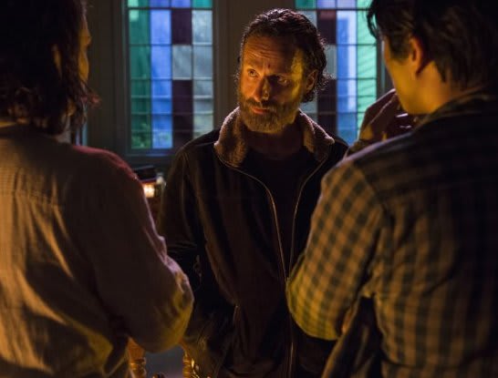 Conference with Rick - The Walking Dead Season 5 Episode 3