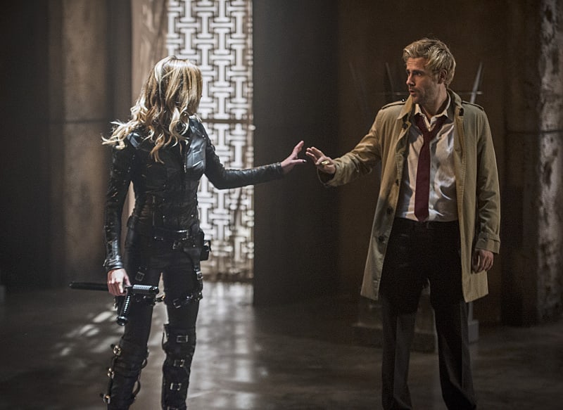 Black Canary and John Constantine - Arrow Season 4 Episode 5