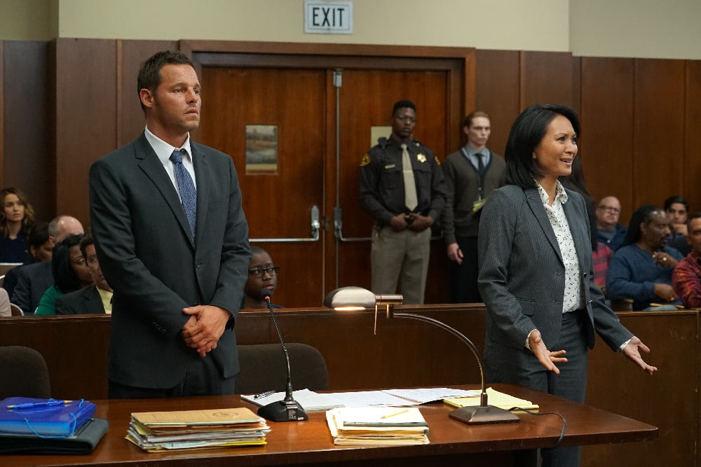 Alex In Court - Grey's Anatomy Season 13 Episode 2