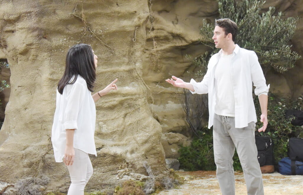 Gabi and Chad Argue - Days of Our Lives