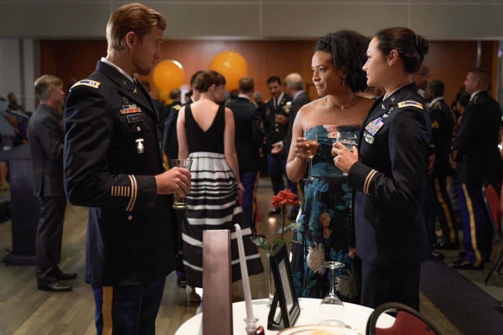 Military Cocktail Party on Valor Season 1 Episode 2