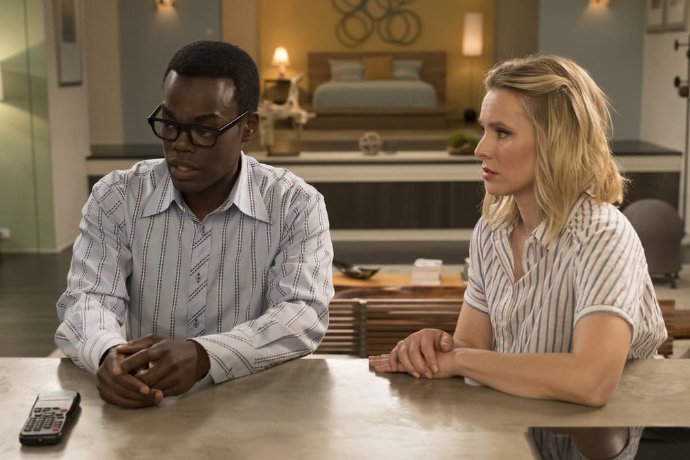 Chidi and Eleanor - The Good Place Season 2 Episode 8