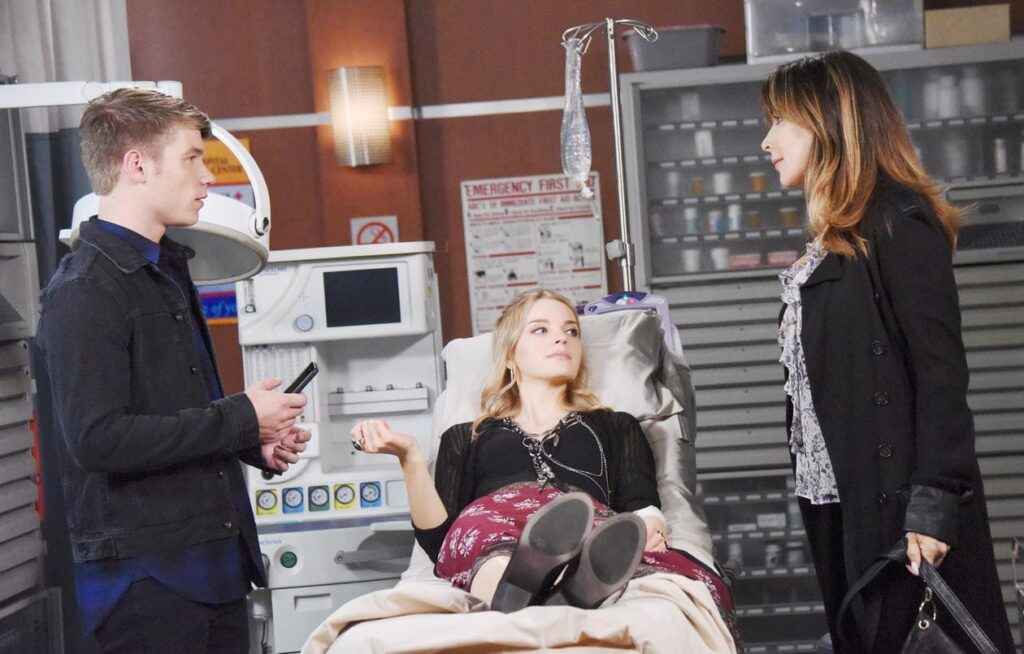 Kate Blackmails Tripp - Days of Our Lives