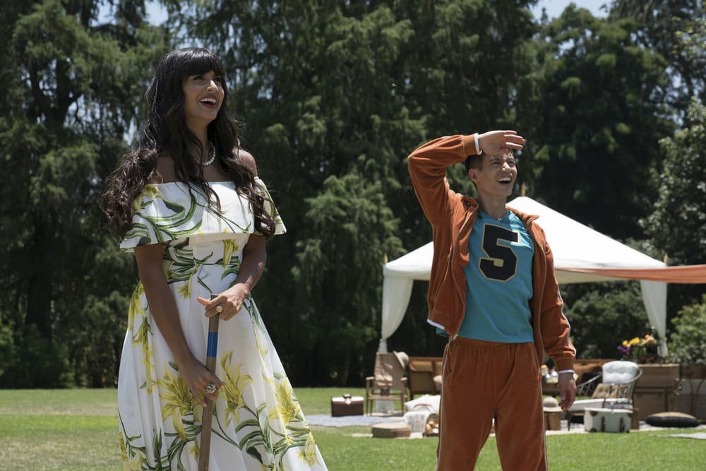 Tahani and Jason Play Croquet - The Good Place Season 2 Episode 8