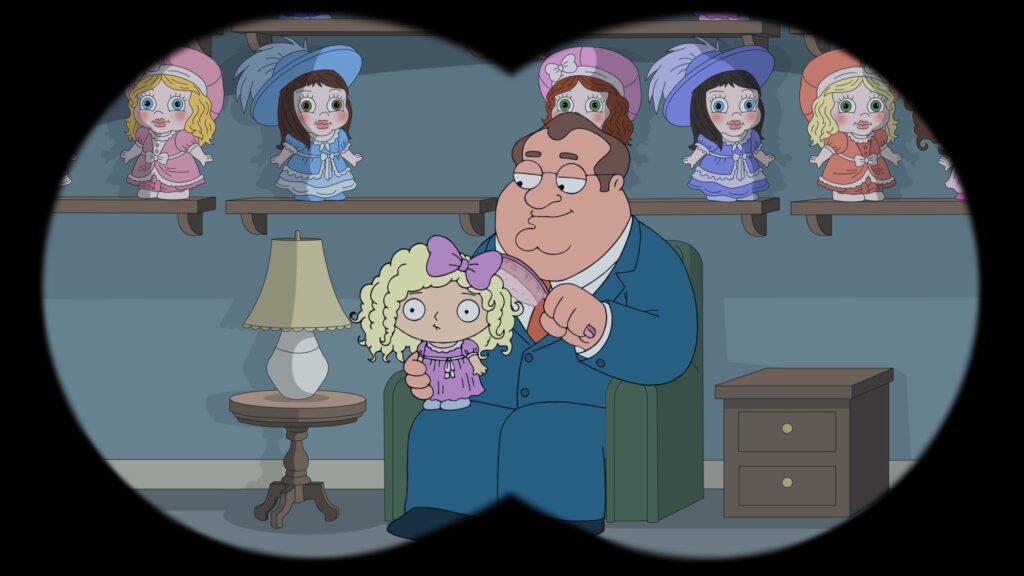 Spying on the Neighbors - Family Guy Season 16 Episode 8