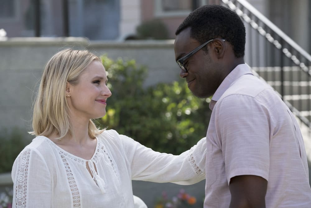 Eleanor Comforts Chidi - The Good Place Season 2 Episode 10