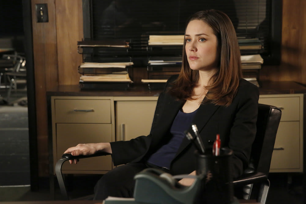 Liz in Harold's Office - The Blacklist Season 5 Episode 15