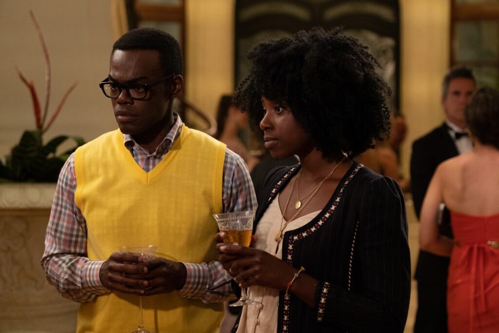 Chidi and Simmone - The Good Place Season 3 Episode 4