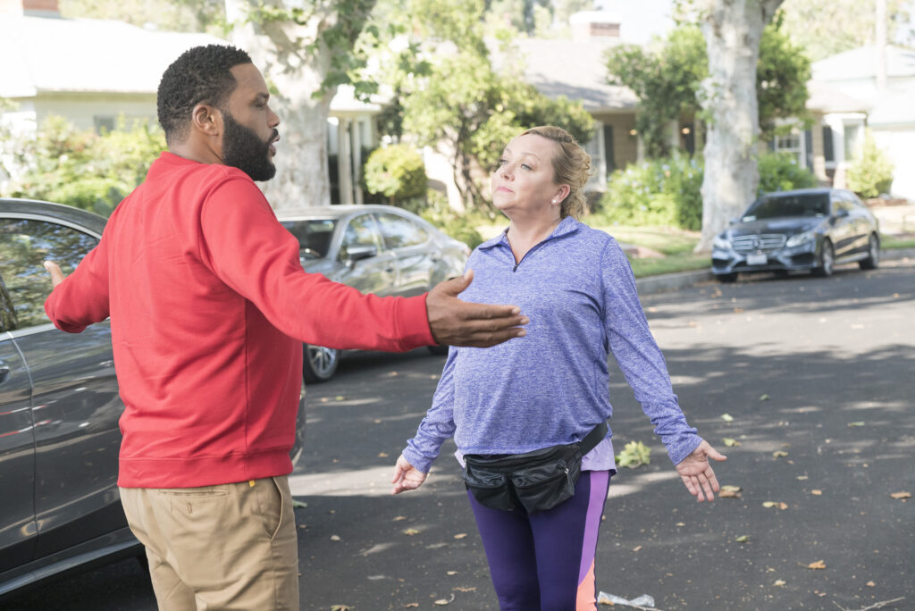 Dre and Janine - black-ish Season 5 Episode 2