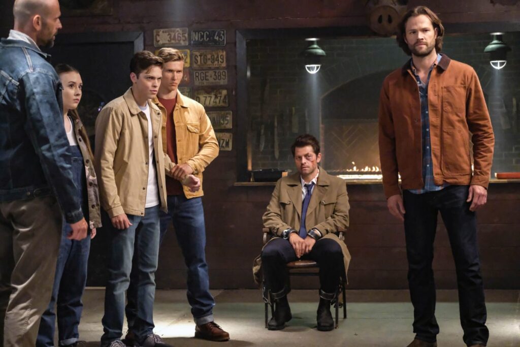 Jack, Castiel and Sam - Supernatural