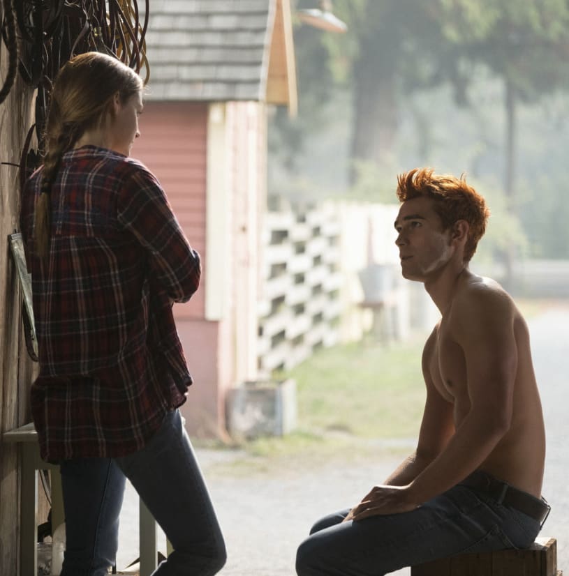 Shirtless Archie (Again) - Riverdale Season 3 Episode 7