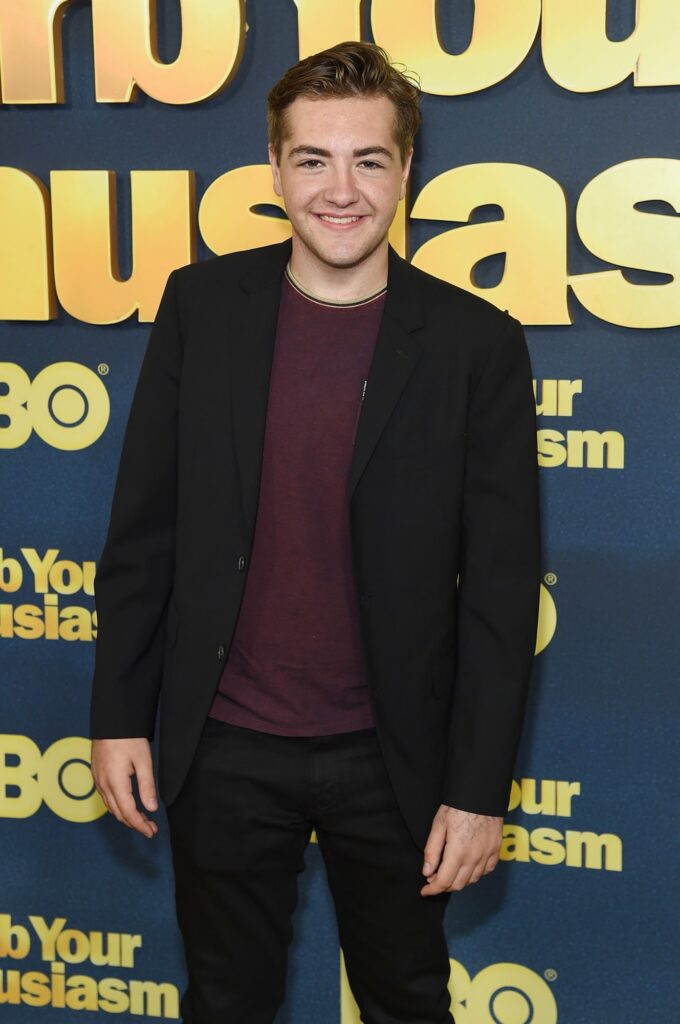 Michael Gandolfini attends the 'Curb Your Enthusiasm' season 9 Premiere