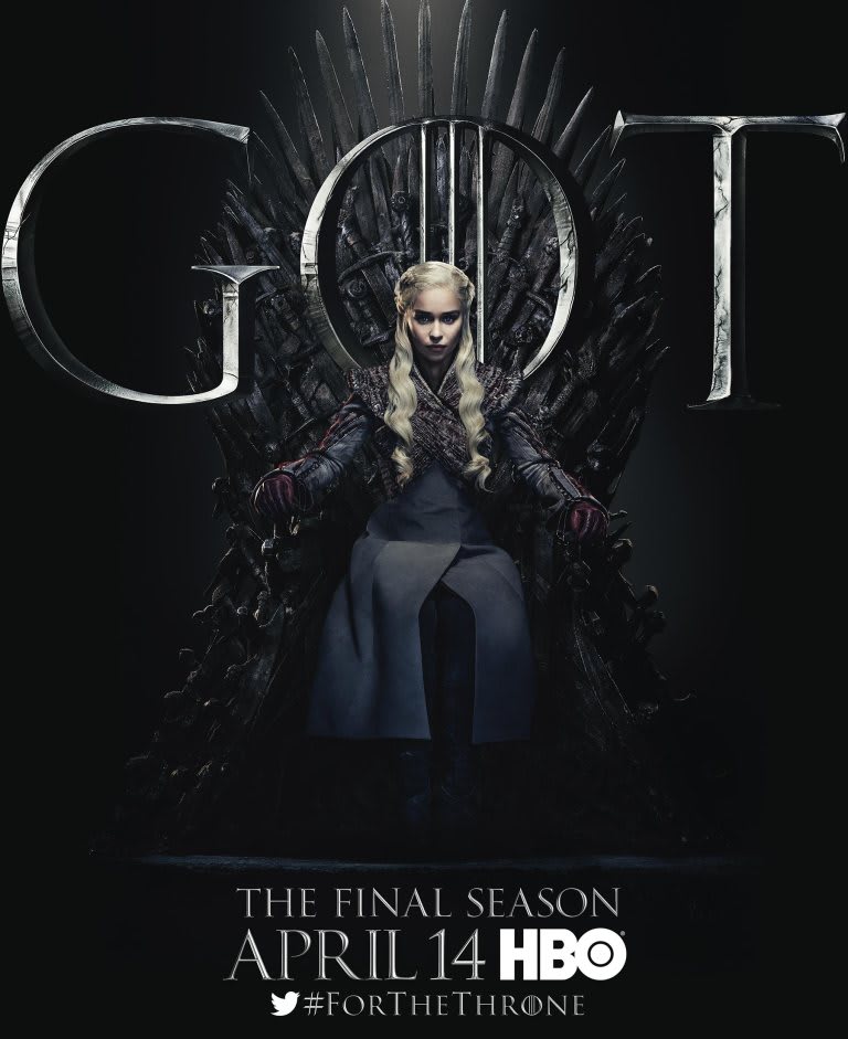 Daenerys on the Iron Throne - Game of Thrones