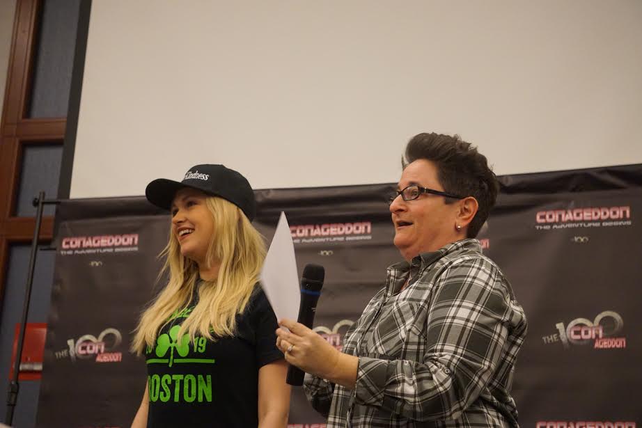Eliza Taylor and Jo Garfein at Conageddon 2019 - The 100