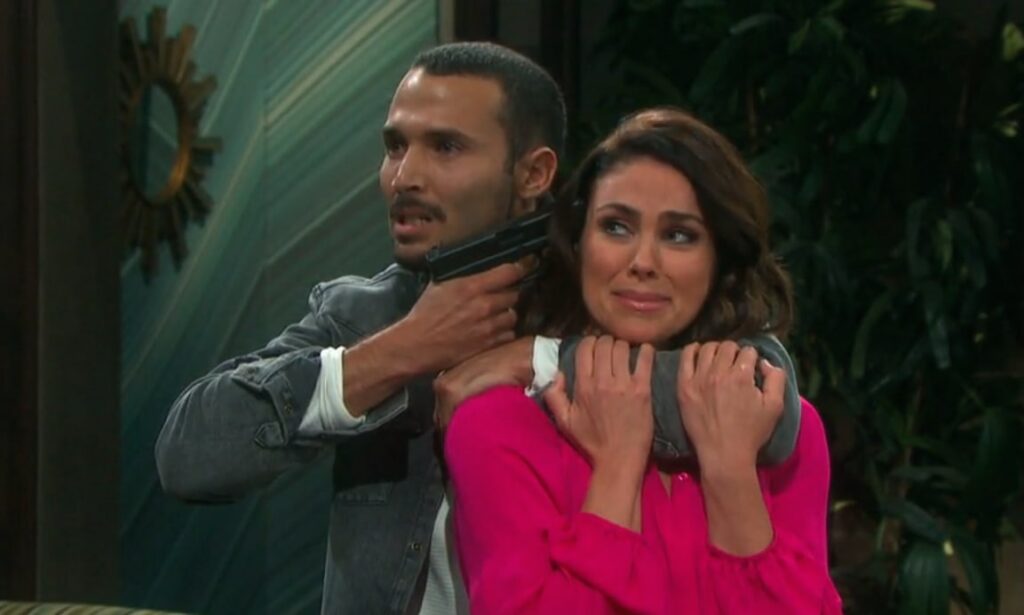 Chloe's Held at Gunpoint - Days of Our Lives