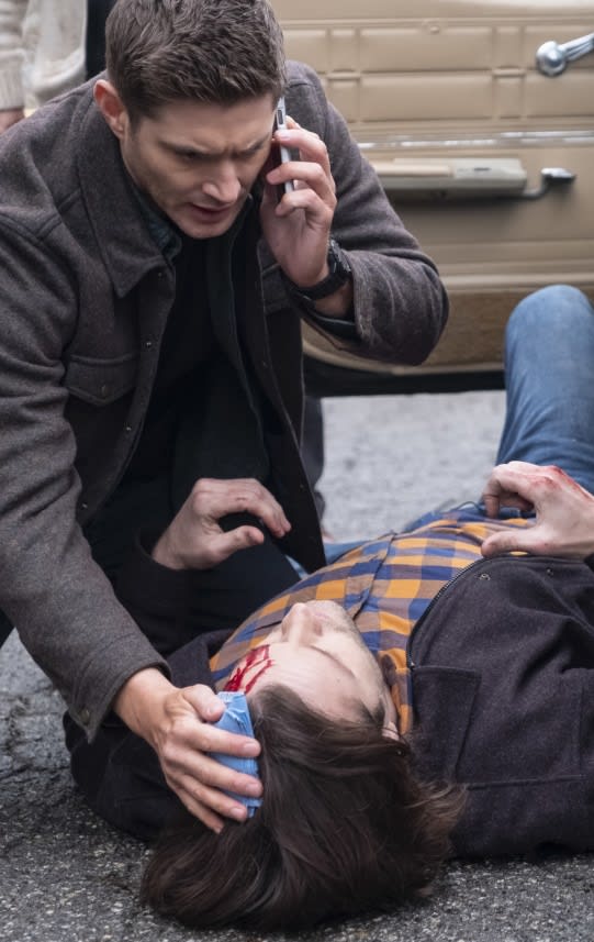 Injured Again - Supernatural Season 14 Episode 17