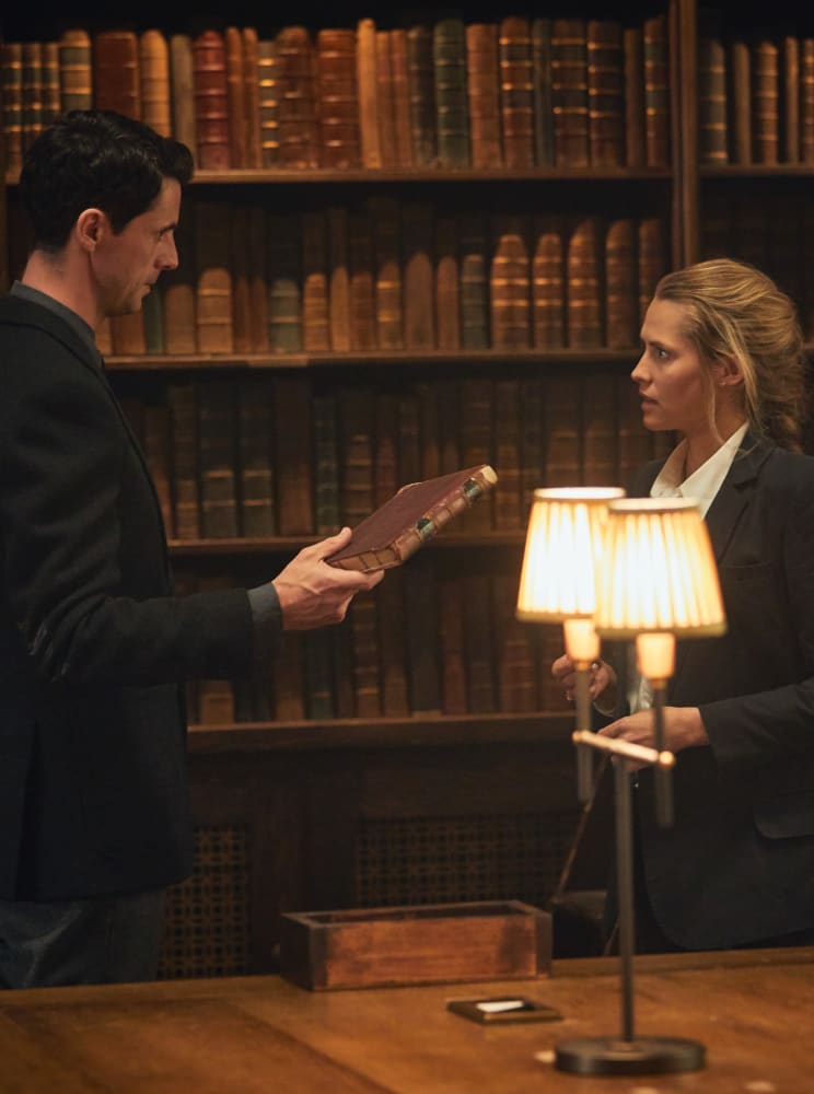 Matthew and Diana Meet Tall - A Discovery of Witches Season 1 Episode 1