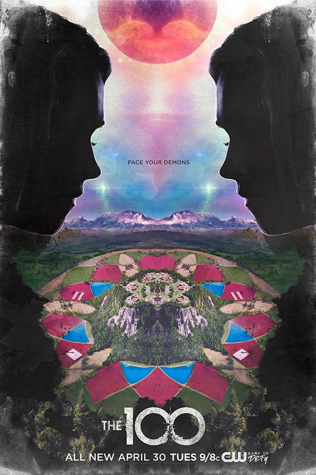 The 100 Season 6 Poster: Face Your Demons