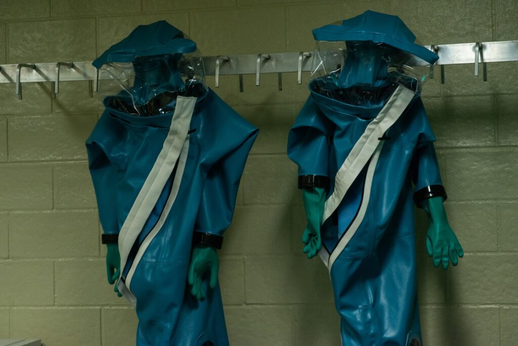HAZMAT Suits on The Hot Zone