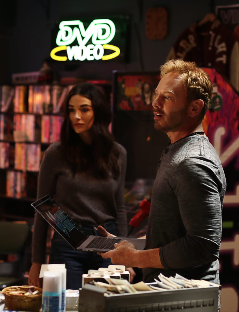 Ian Ziering and Crystal Reed on Swamp Thing