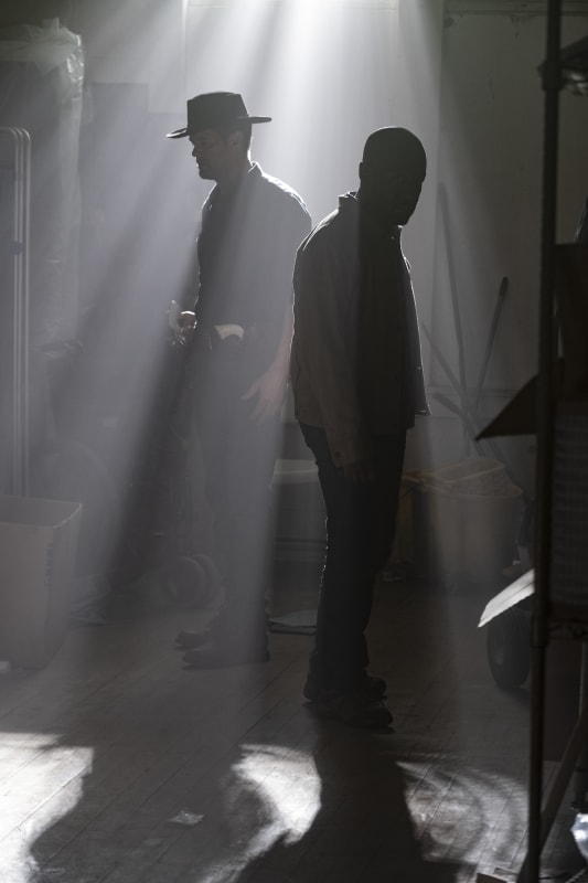 John and Morgan in a Cave - Fear the Walking Dead Season 5 Episode 15