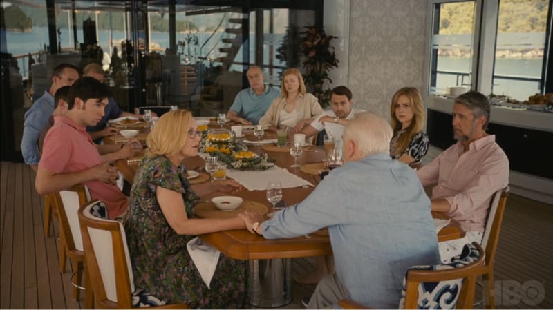 Gerri Grasps Logan's Hand - Succession Season 2 Episode 10