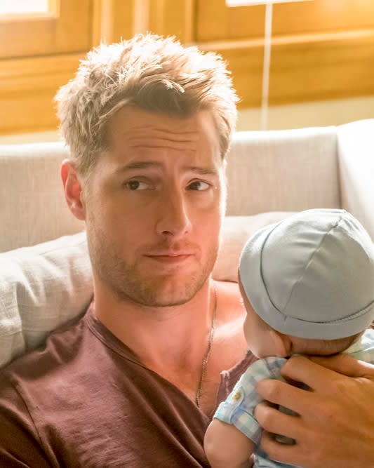 Kevin Holds His Nephew - This Is Us Season 4 Episode 2