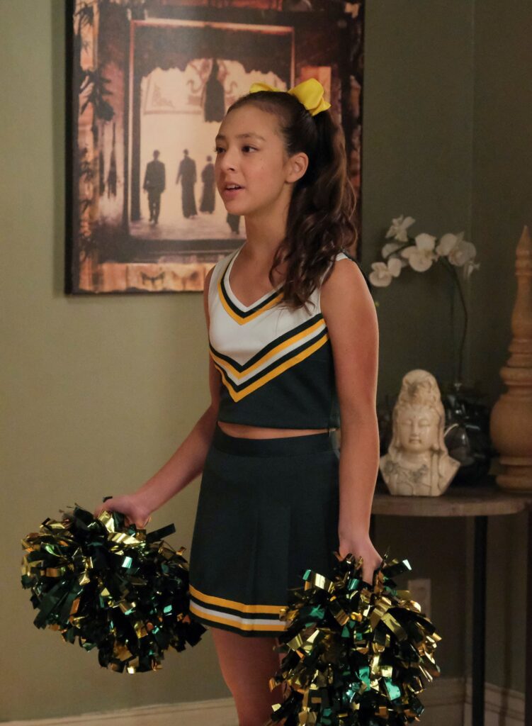Lily the Cheerleader On and Off Halloween - Modern Family Season 11 Episode 5