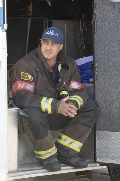 Severide sitting - Chicago Fire Season 8 Episode 7