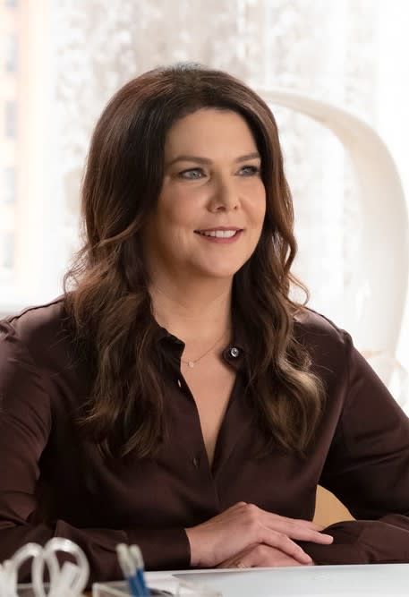 Joan in her office - Zoey's Extraordinary Playlist Season 1 Episode 1