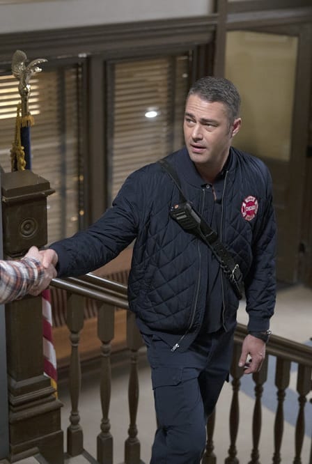 Severide handshake - Chicago Fire Season 8 Episode 15