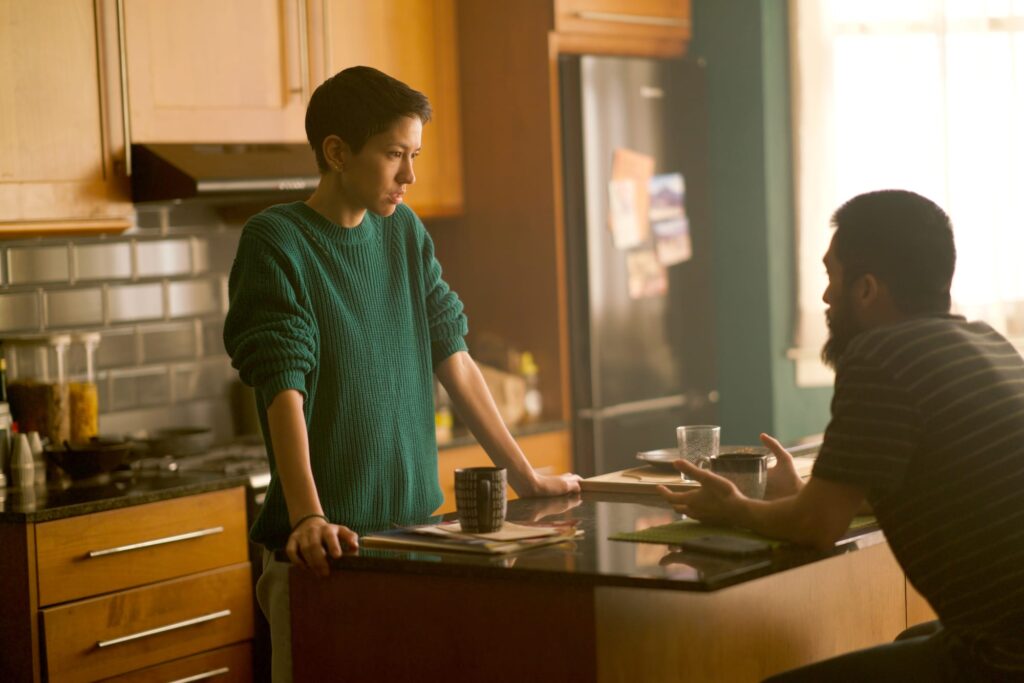 Lily and Jamie in Kitchen - DEVS Season 1 Episode 4