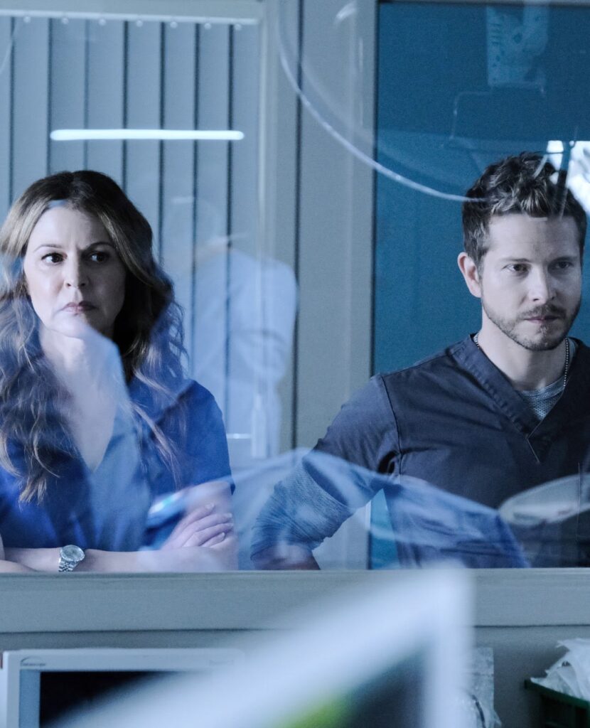 Kit and Conrad Worry - Tall  - The Resident Season 3 Episode 20
