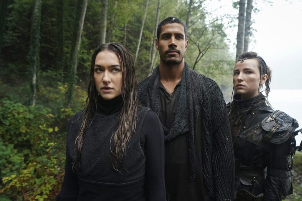 Echo, Hope, and Gabriel - The 100 Season 7 Episode 2
