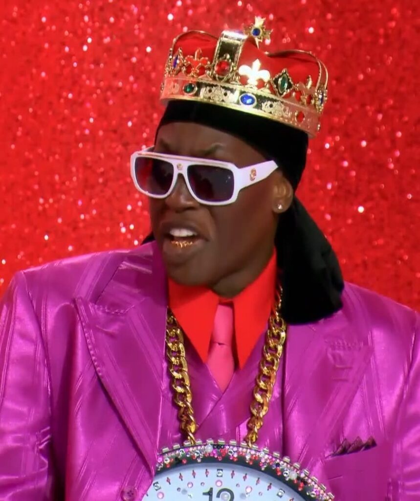 Shea Coulee as Flava Flav - RuPaul's Drag Race All Stars Season 5 Episode 5