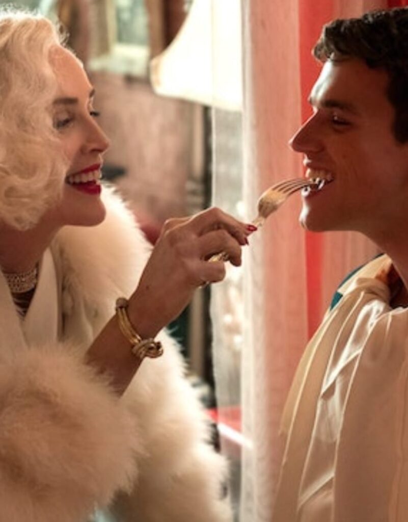 Sharon Stone and Finn Wittrock on Ratched
