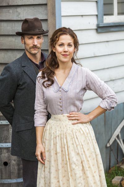 Andrew Walker as Billy and Erin Krakow as Elizabeth - When Calls the Heart