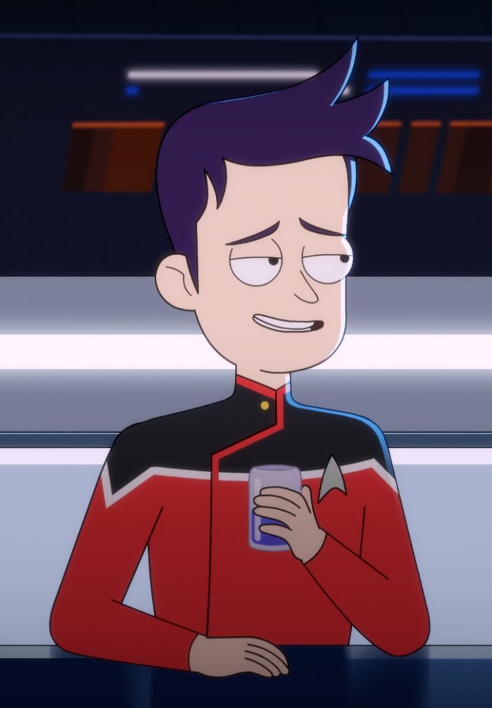 Boimler with a Drink - Star Trek: Lower Decks Season 1 Episode 10