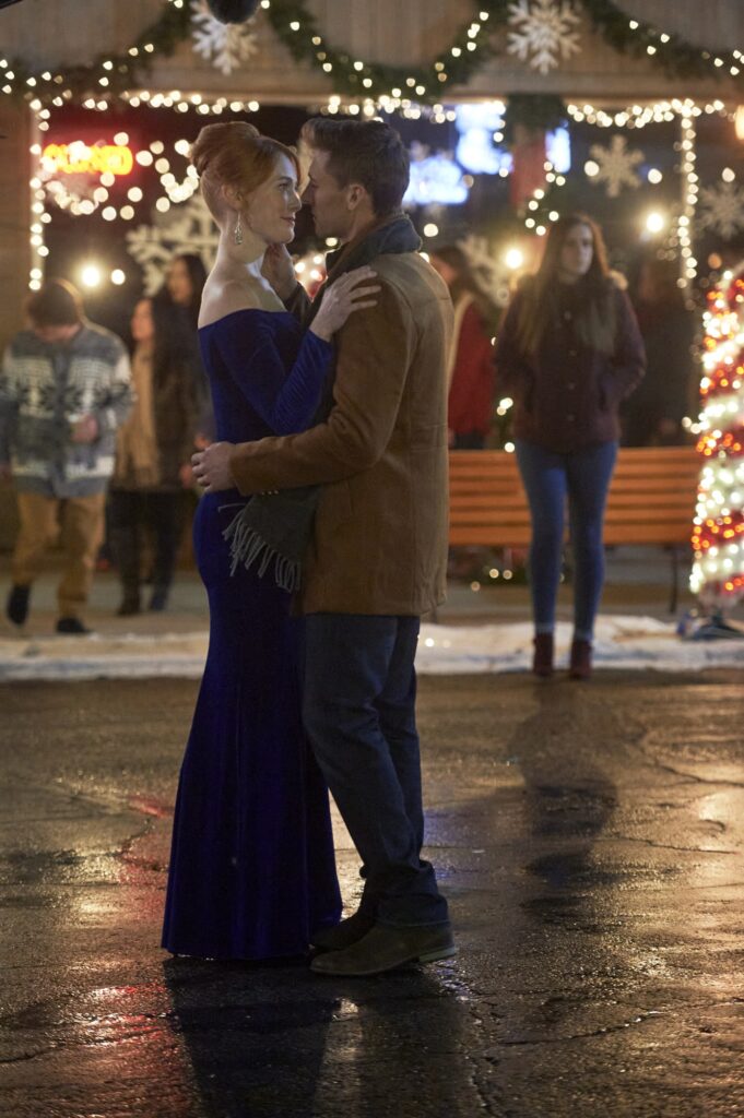 First Kiss on Christmas Tree Lane