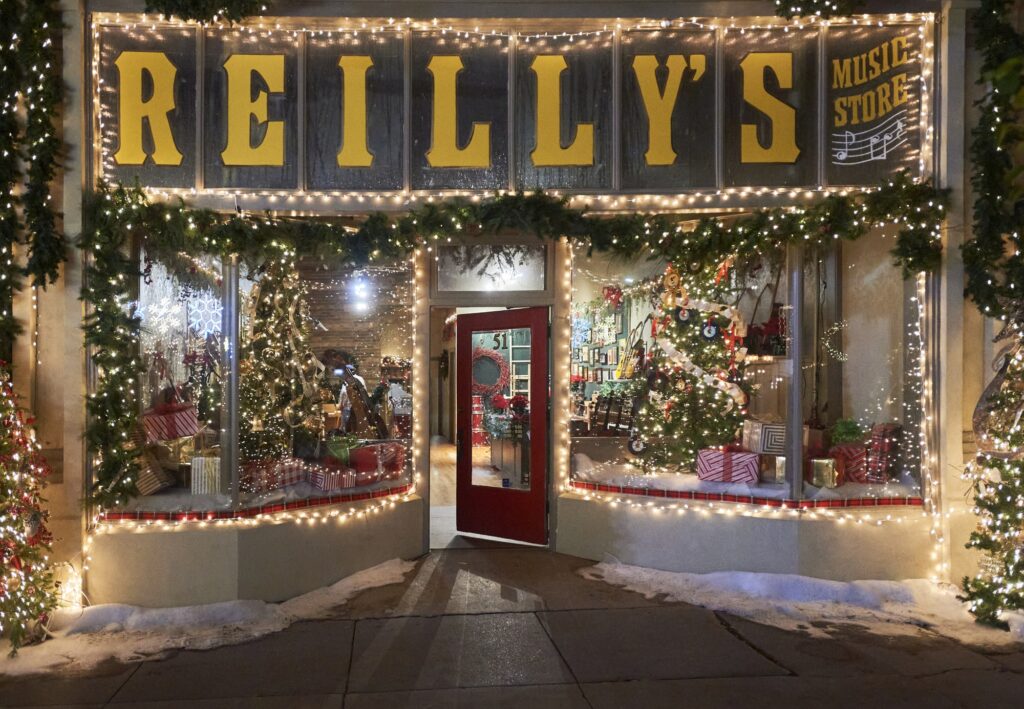 Small Town Feel on Christmas Tree Lane