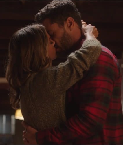 Long-Awaited Kiss - A Welcome Home Christmas