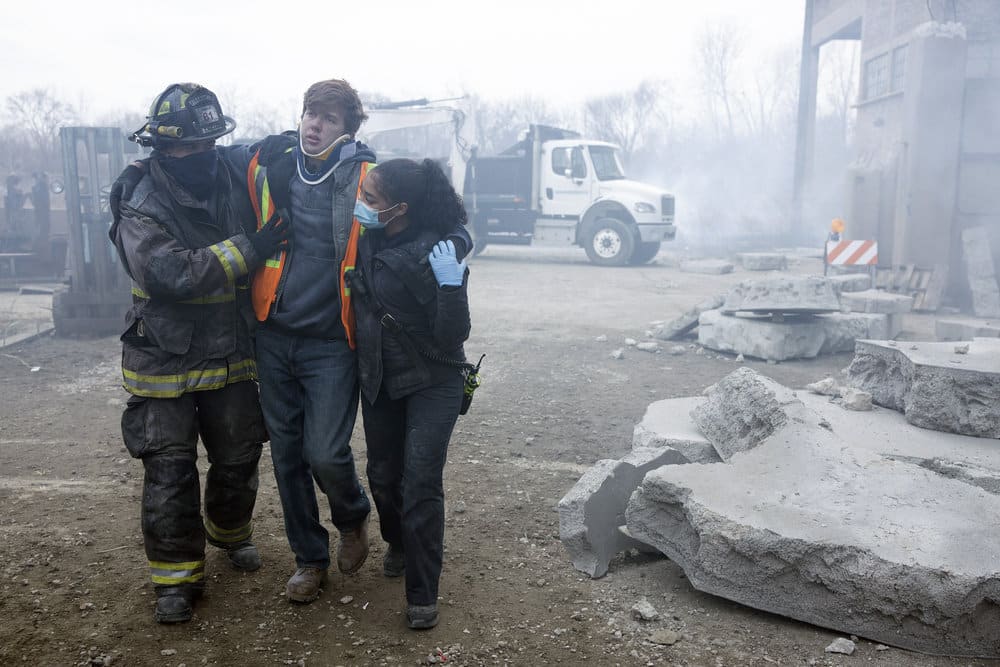 A Construction Explosion - Chicago Fire