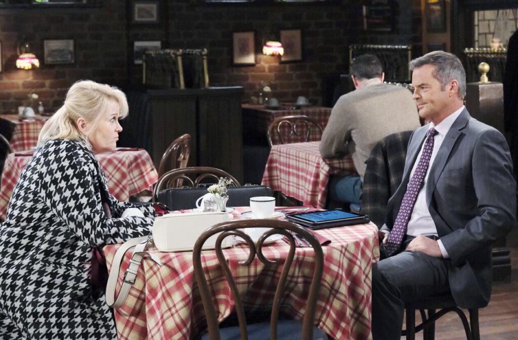 Bonnie Talks to Justin - Days of Our Lives