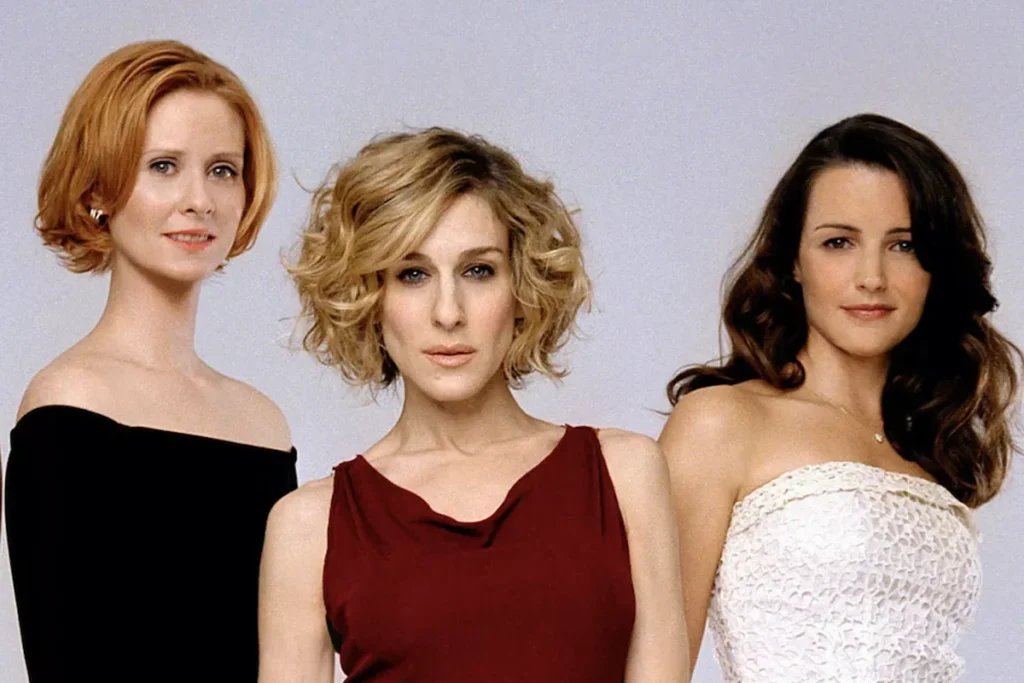Miranda, Carrie, and Charlotte