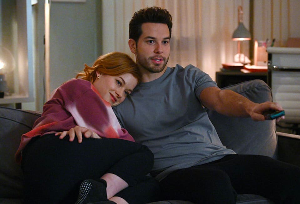 Zoey and Max snuggle - Zoey's Extraordinary Playlist Season 2 Episode 3