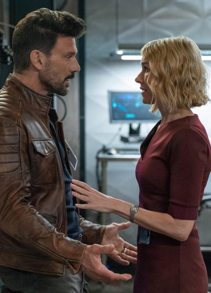 Frank Grillo and Naomi Watts