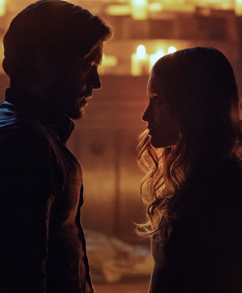 Liam and Laura Get Close - American Gods Season 3 Episode 9