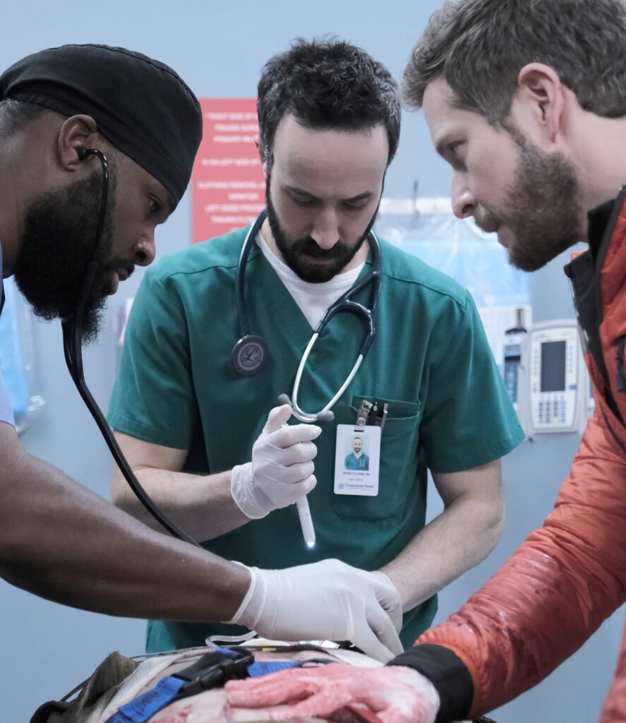 Treating a Comrade - tall - The Resident Season 4 Episode 7