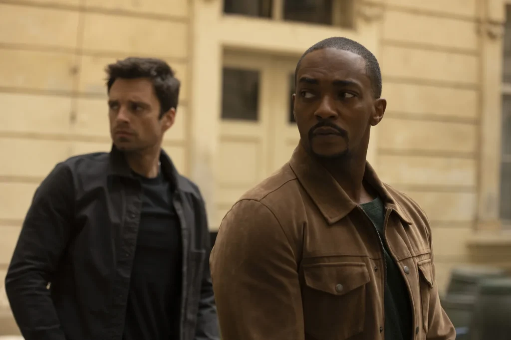 Bucky and Sam - The Falcon and The Winter Soldier Season 1 Episode 4