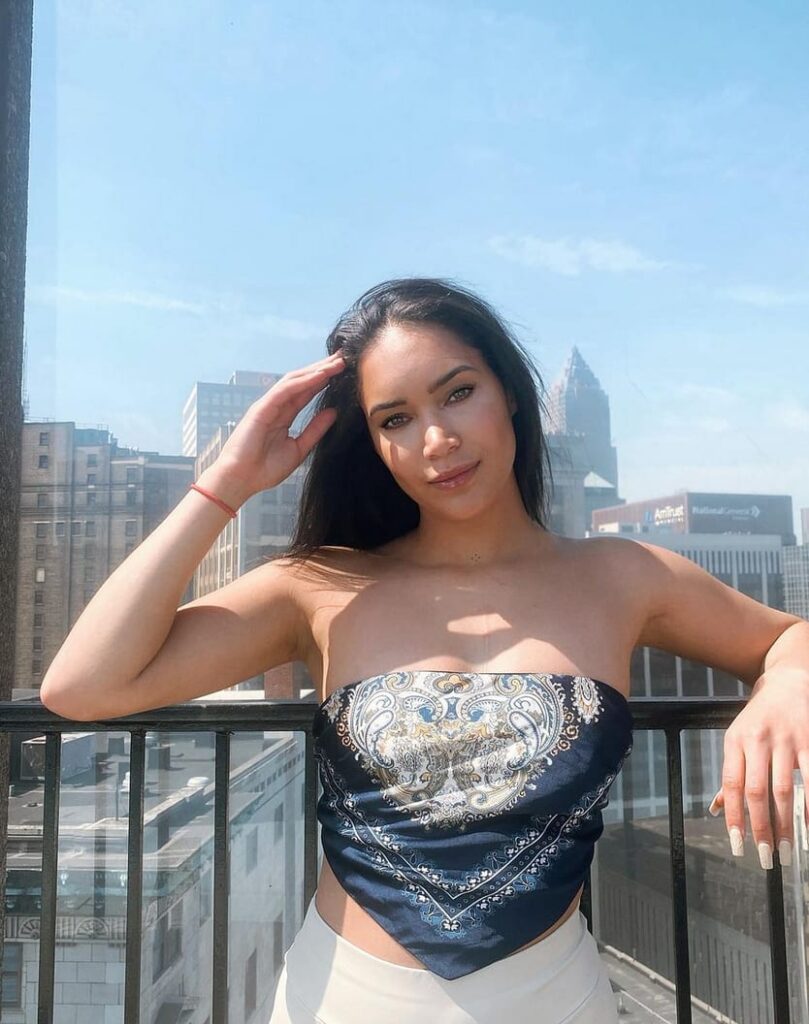 Gianna Hammer on a Balcony